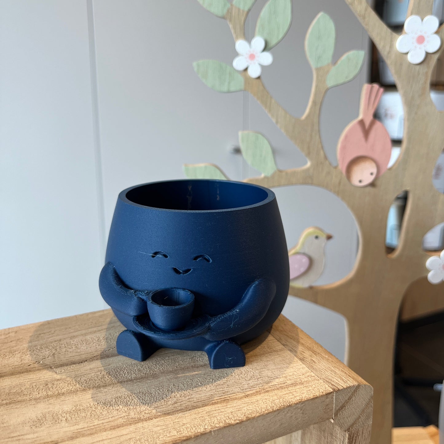 Thieu Lab 'Cozy vriendje Barista' - klein - army blue