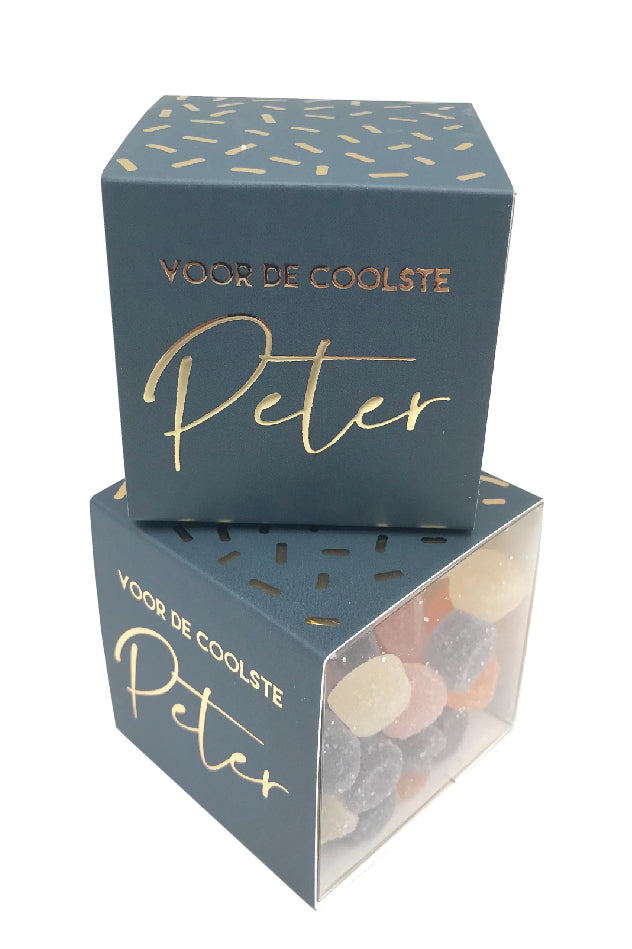 Mailbox Snoepdoosje 'Voor de coolste peter'