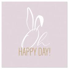 Artebene Servetten 'Oh happy day'