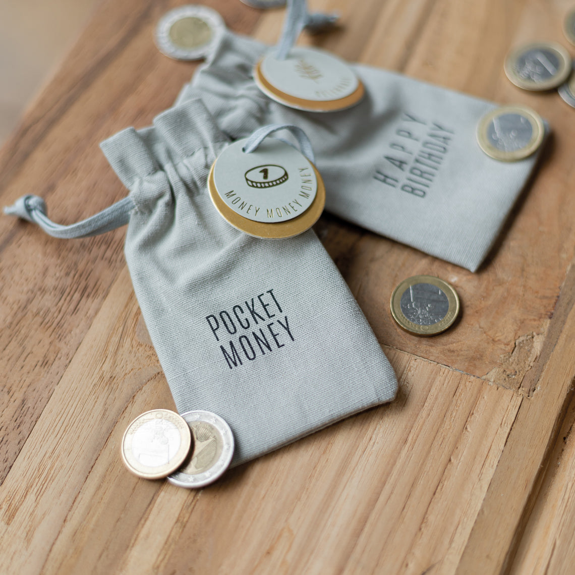 Räder Katoenen zakje 'Pocket Money'