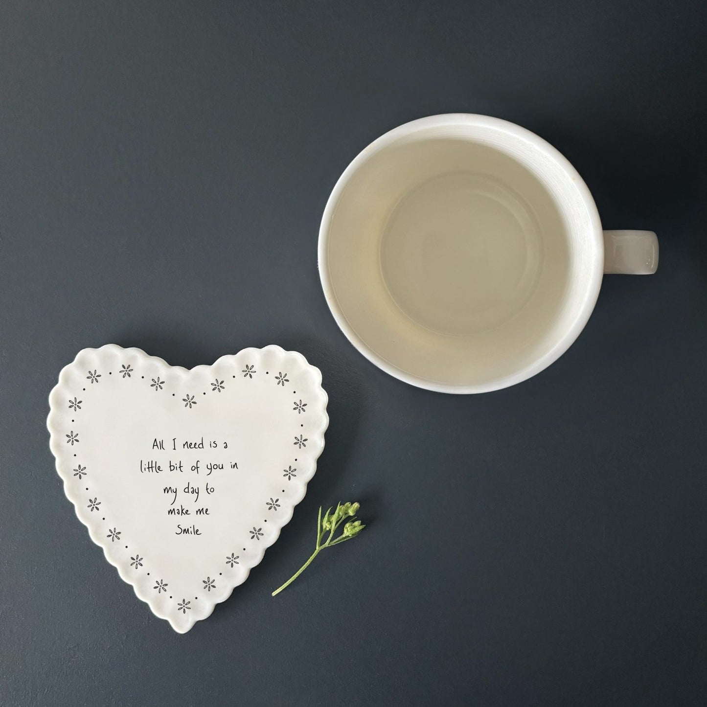 East of India - scallop coaster 'All I need'