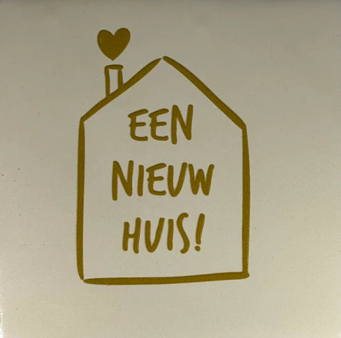 Yett Tegeltje 'Nieuw Huis'