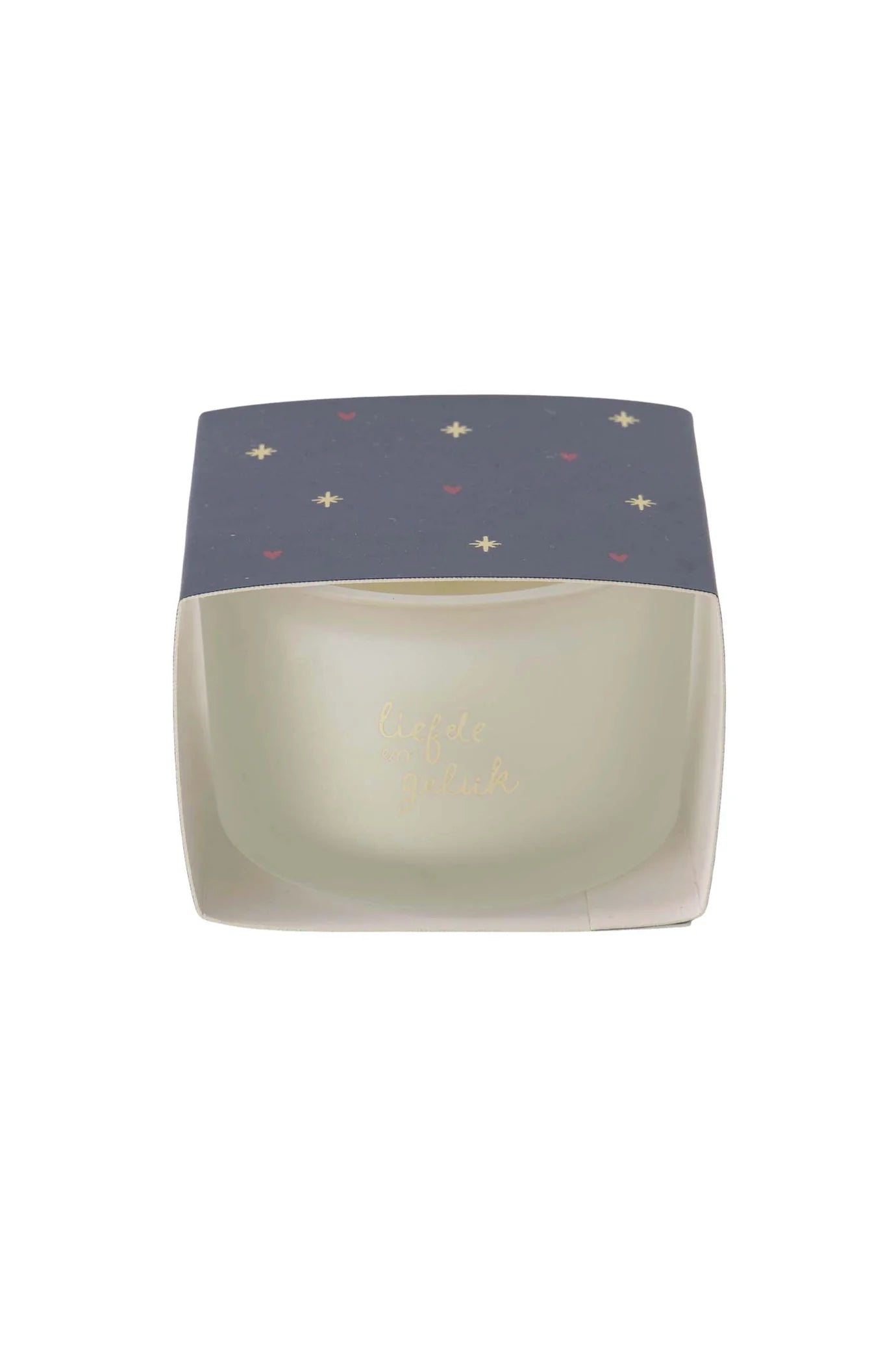 Zusss Geurkaars in wikkel Liefde en geluk donkerblauw/goud