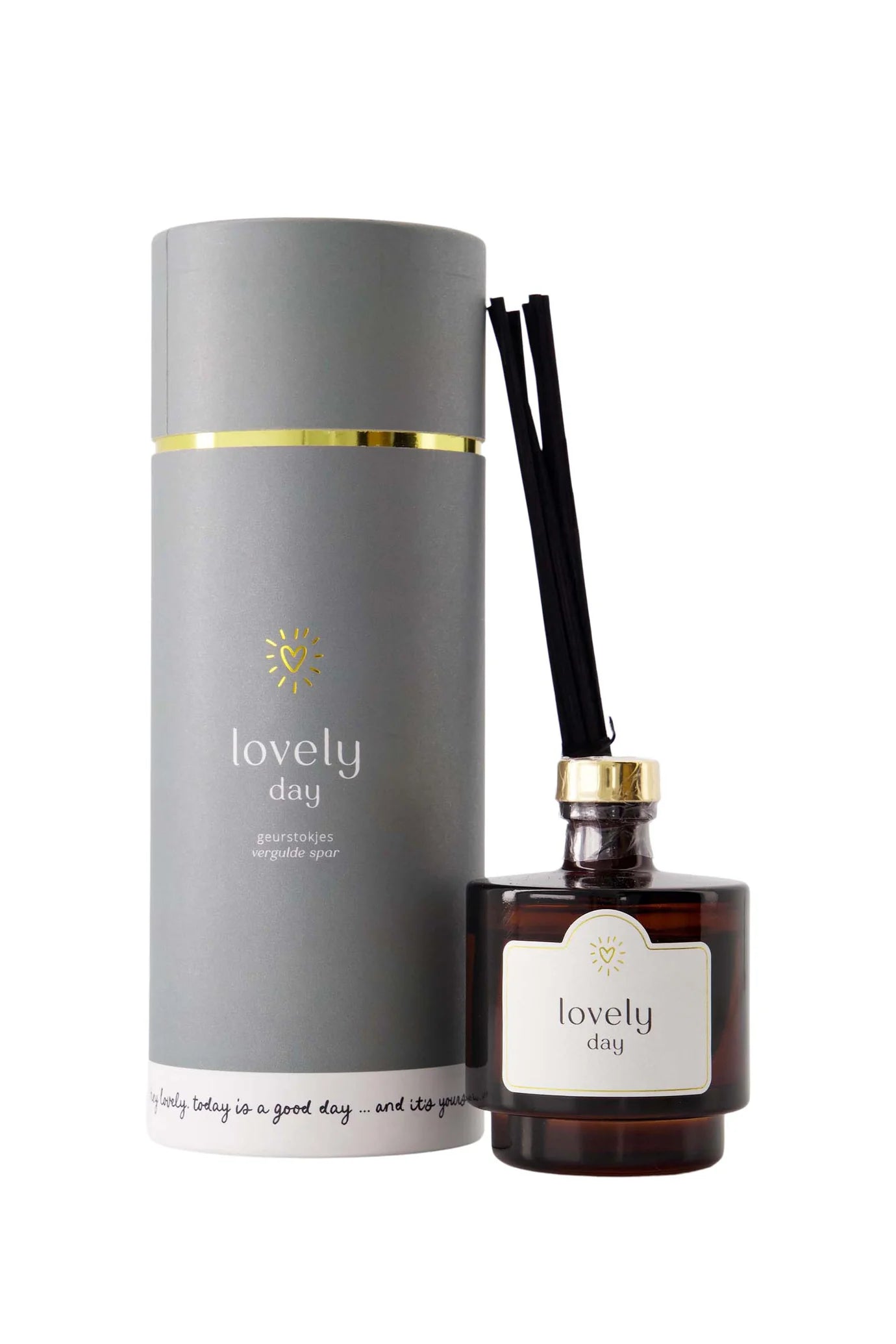 Zusss Geurstokjes in koker Lovely day grijsblauw