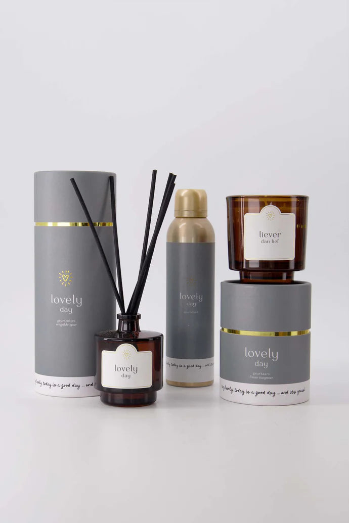 Zusss Geurstokjes in koker Lovely day grijsblauw