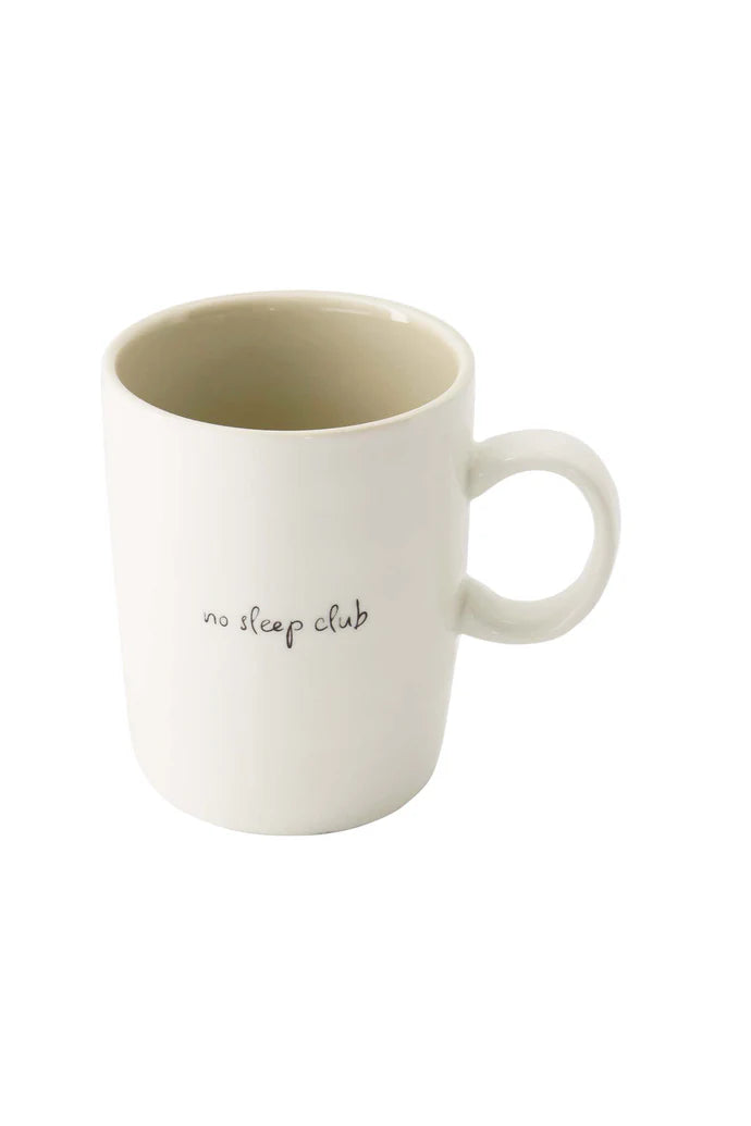 Zusss Theemok No sleep club wit/zand/zwart