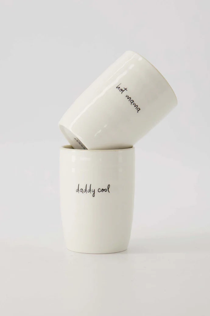 Zusss Koffiemok hot mama wit/zand/zwart
