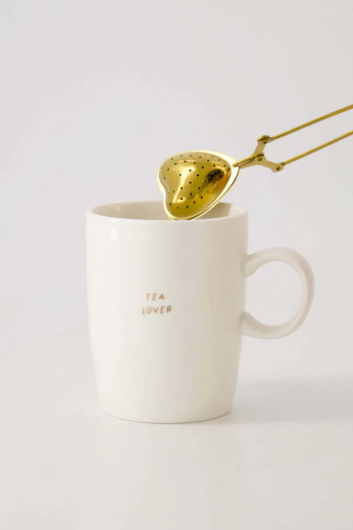 Zusss Theemok tea lover wit/goud