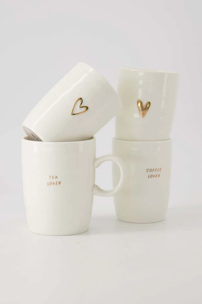 Zusss Theemok tea lover wit/goud