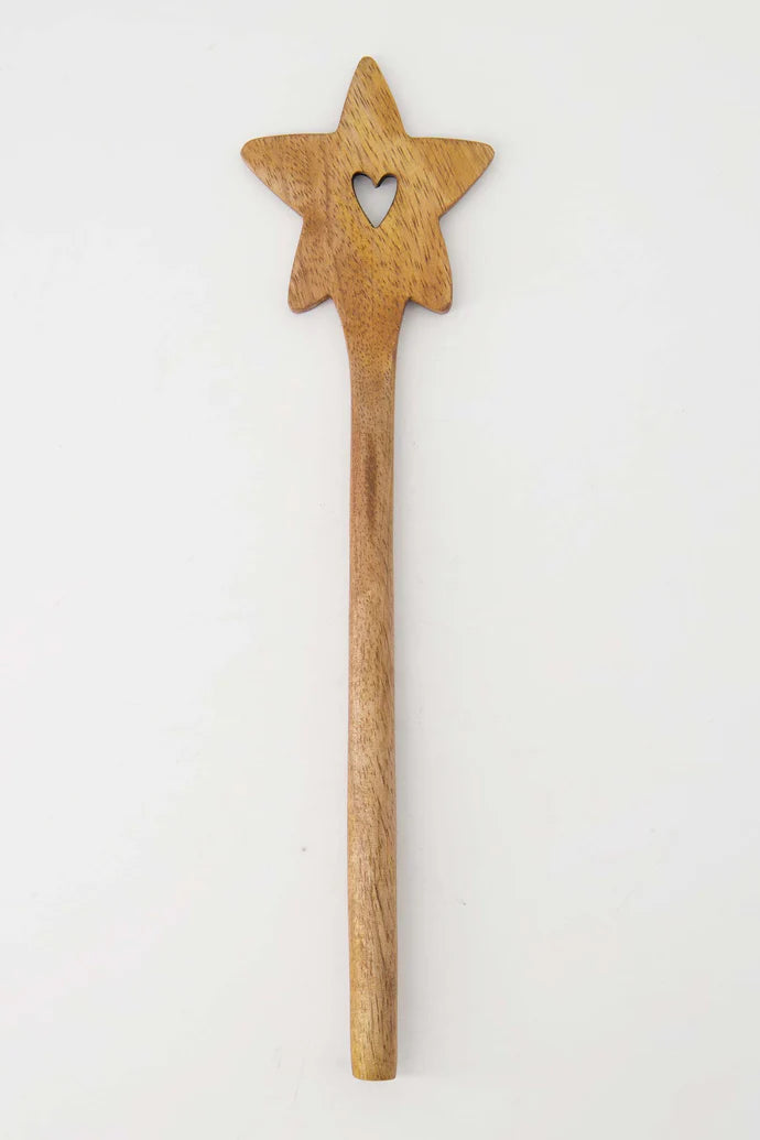 Zusss Spatel hout ster naturel