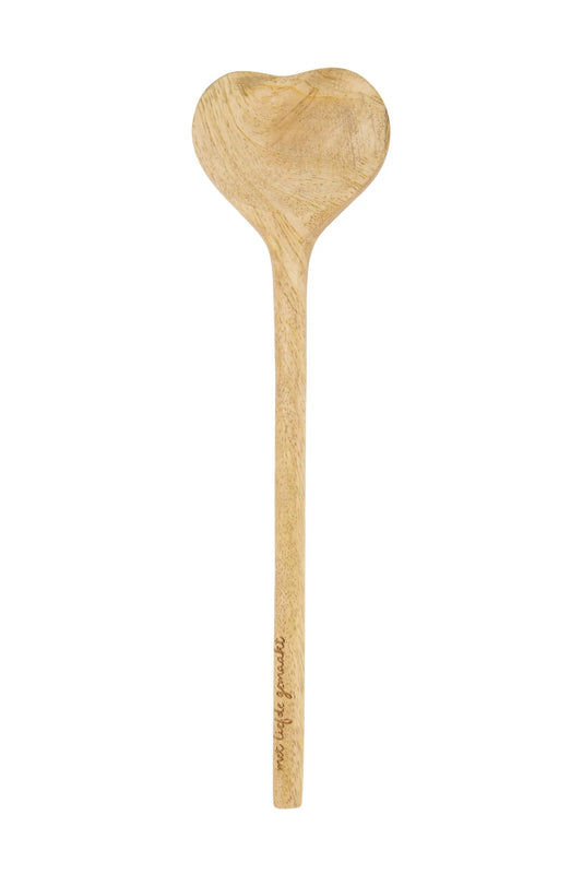 Zusss Lepel hout hartvorm naturel