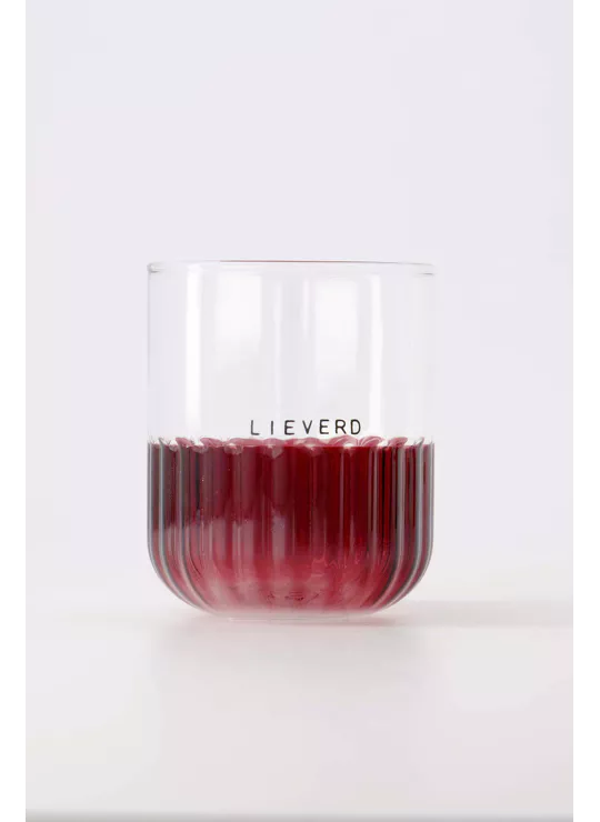 Zusss Drinkglas Lieverd transparant