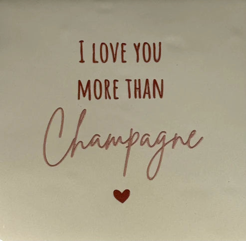 Yett Tegeltje 'Love You More Then Champagne'