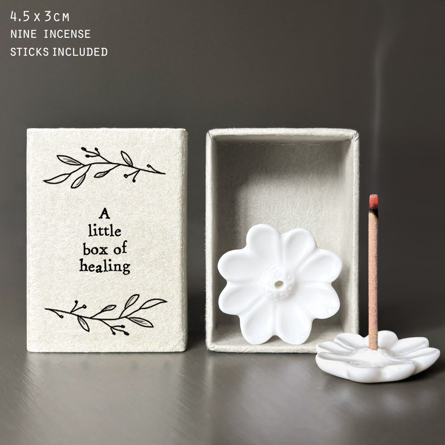 East of India Matchbox 'Little box of healing'