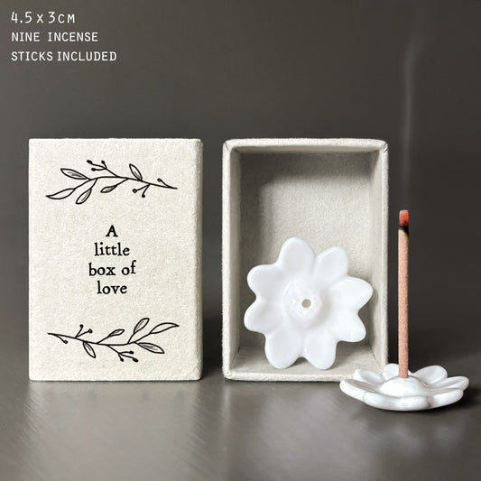 East of India Matchbox 'Little Box Of Love'