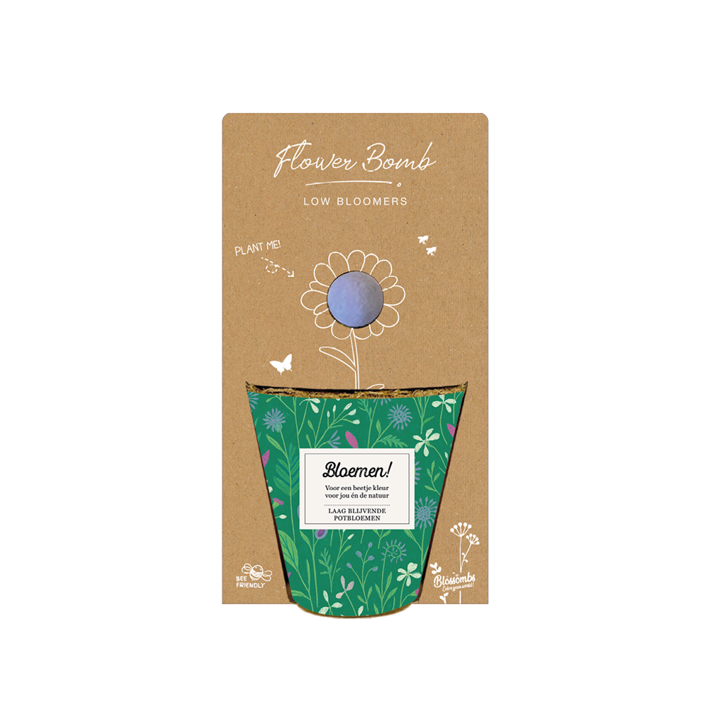 Blossombs Grow Kit “Bloemen!” met Laagbloeiende Mix