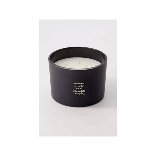 Zusss Geurkaars glas Magische momenten zwart