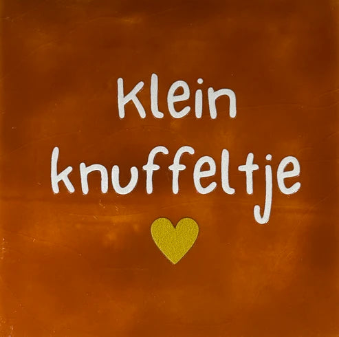 Yett Tegeltje 'Klein Knuffeltje'