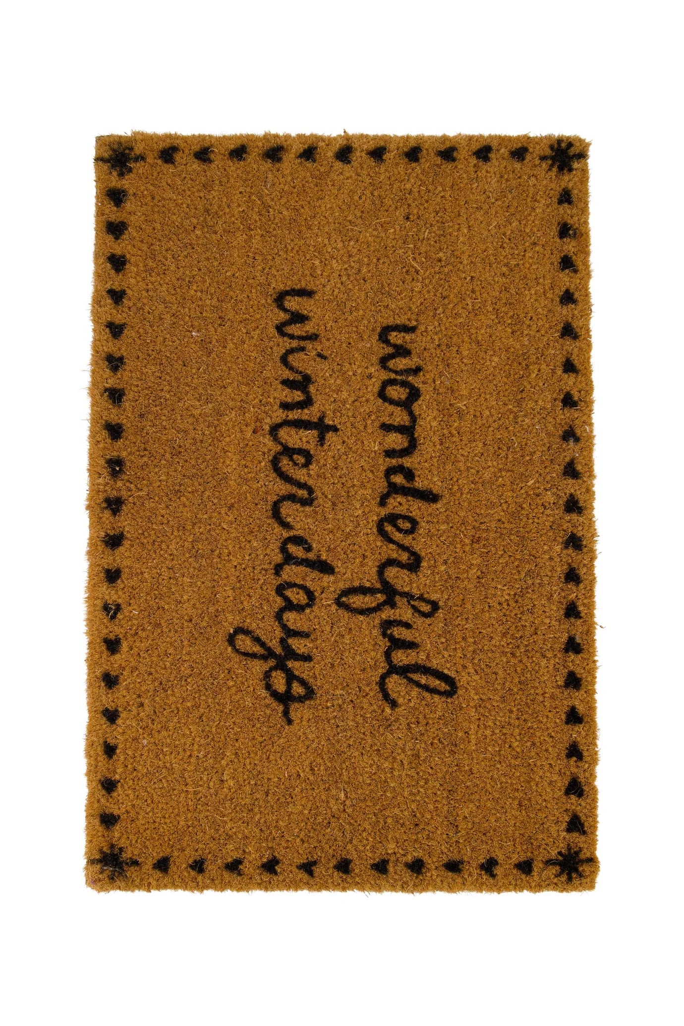 Zusss Deurmat Wonderful Winterdays naturel