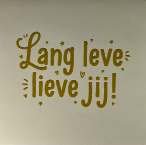 Yett Tegeltje 'Lang Leve Lieve Jij'