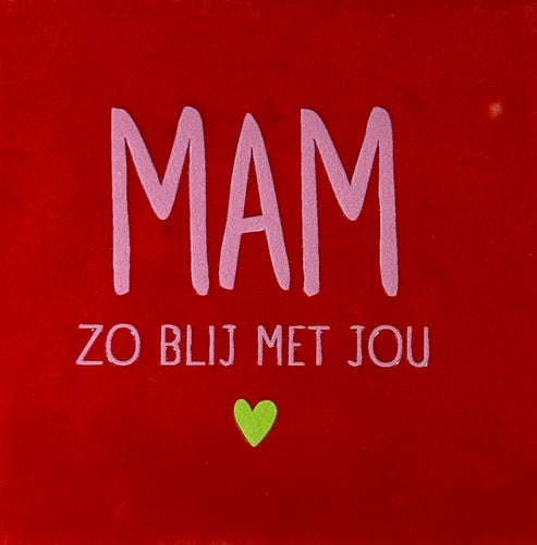 Yett Tegeltje 'Mam, zo blij met jou'