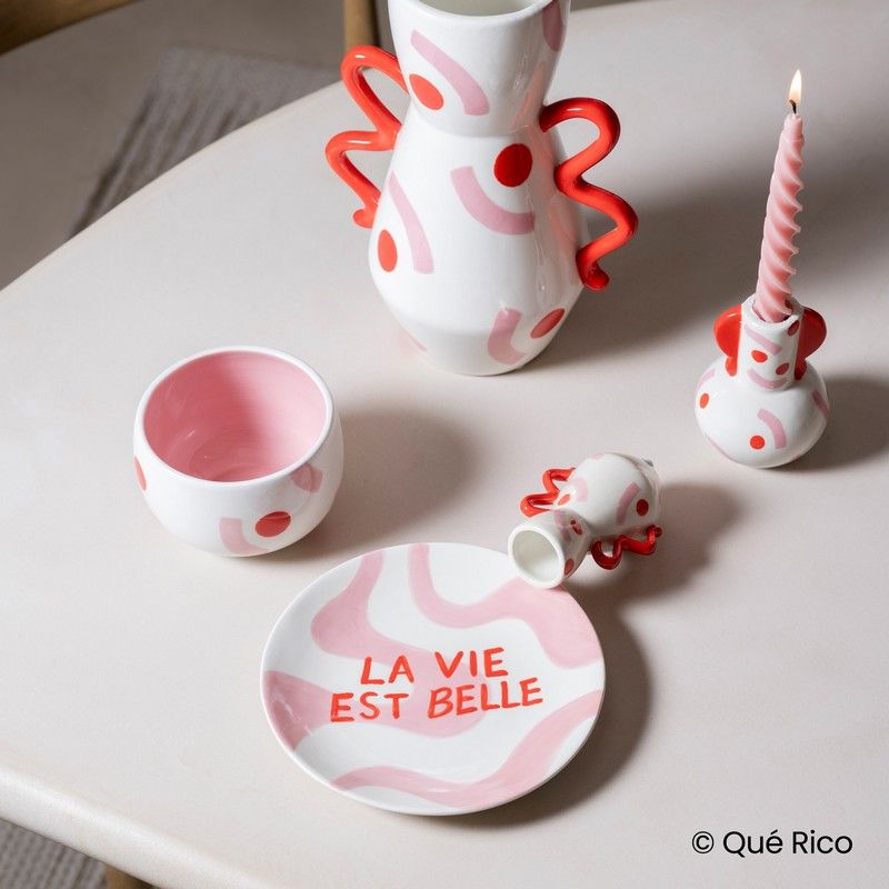 Que Rico Dessert bordje Diego "La vie est belle"