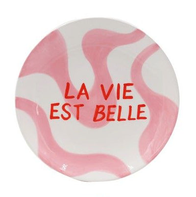 Que Rico Dessert bordje Diego "La vie est belle"