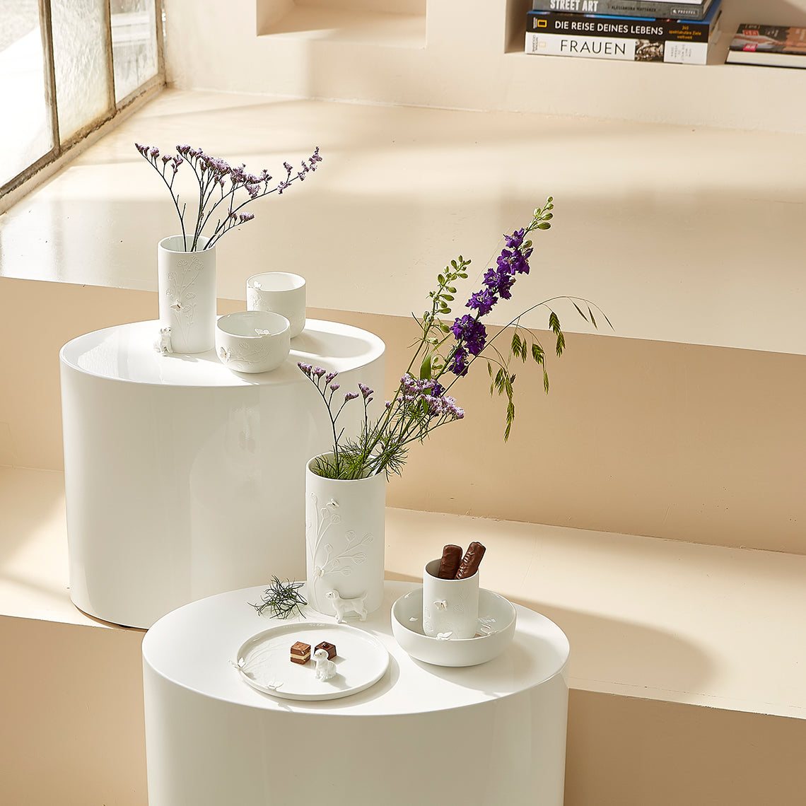 Räder Theelichthouder 'butterfly on top'