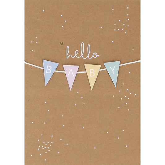Räder Wenskaart 'Hello Baby'