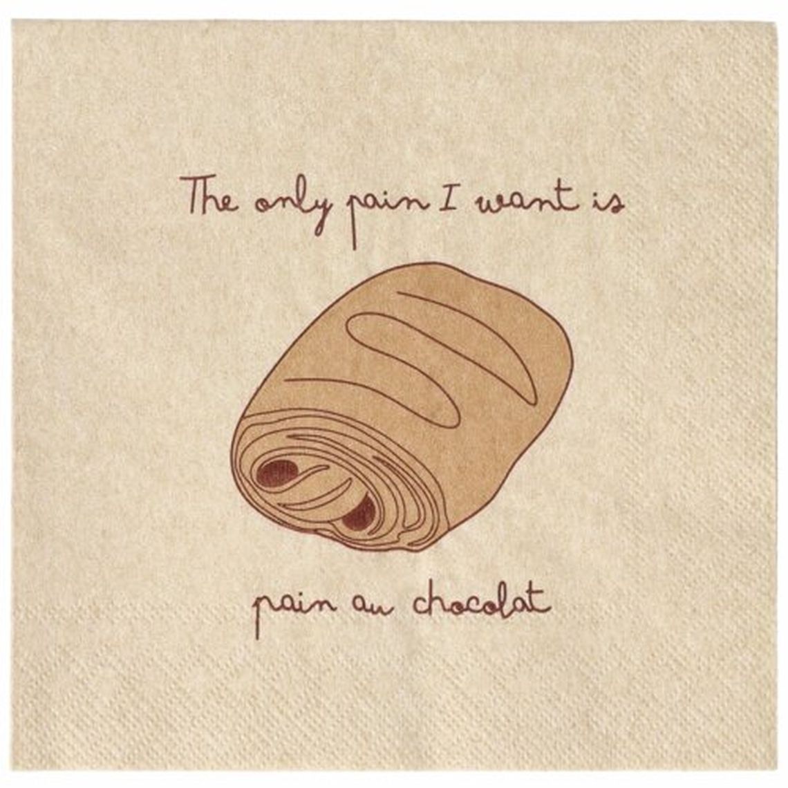 Räder Servetten 'The Only Pain'