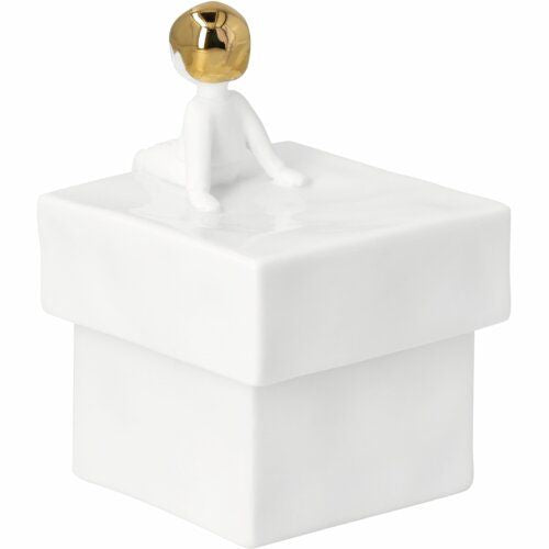 Räder Porseleinen doos met deksel “Jongen”