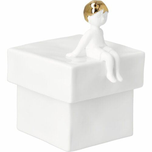 Räder Porseleinen doos met deksel “Jongen”