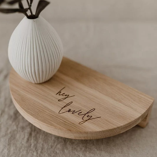 Eulenschnitt Wandplank 'Hey lovely'