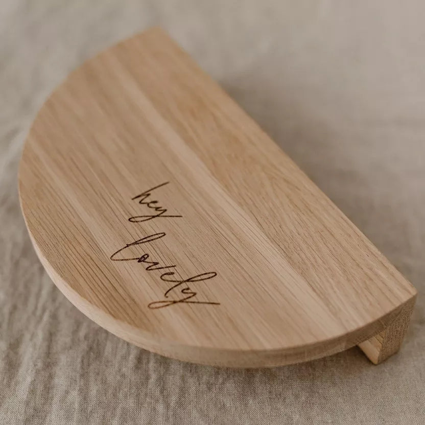 Eulenschnitt Wandplank 'Hey lovely'