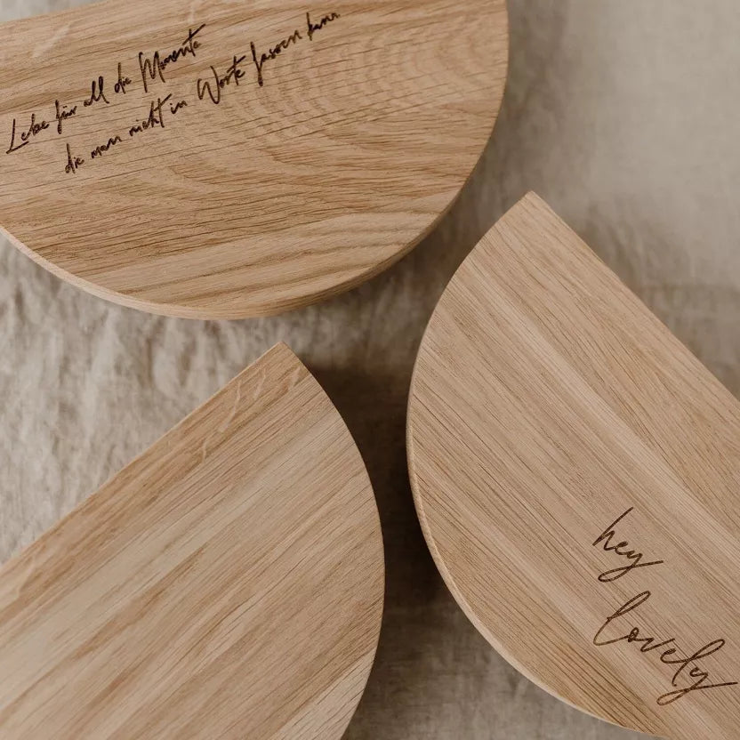 Eulenschnitt Wandplank 'Hey lovely'