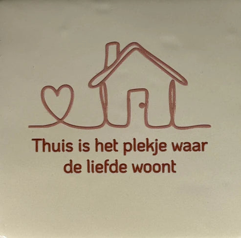 Yett Tegeltje 'Thuis'