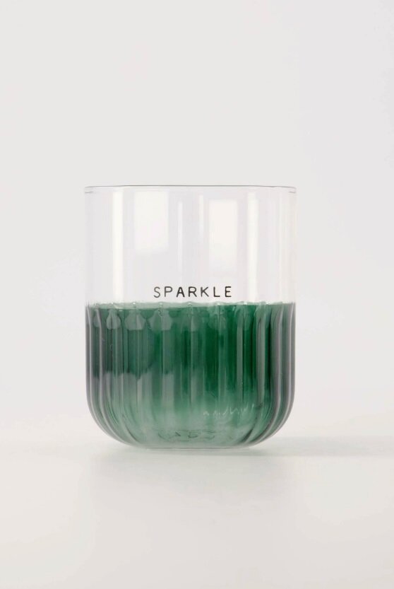 Zusss Drinkglas Sparkle transparant