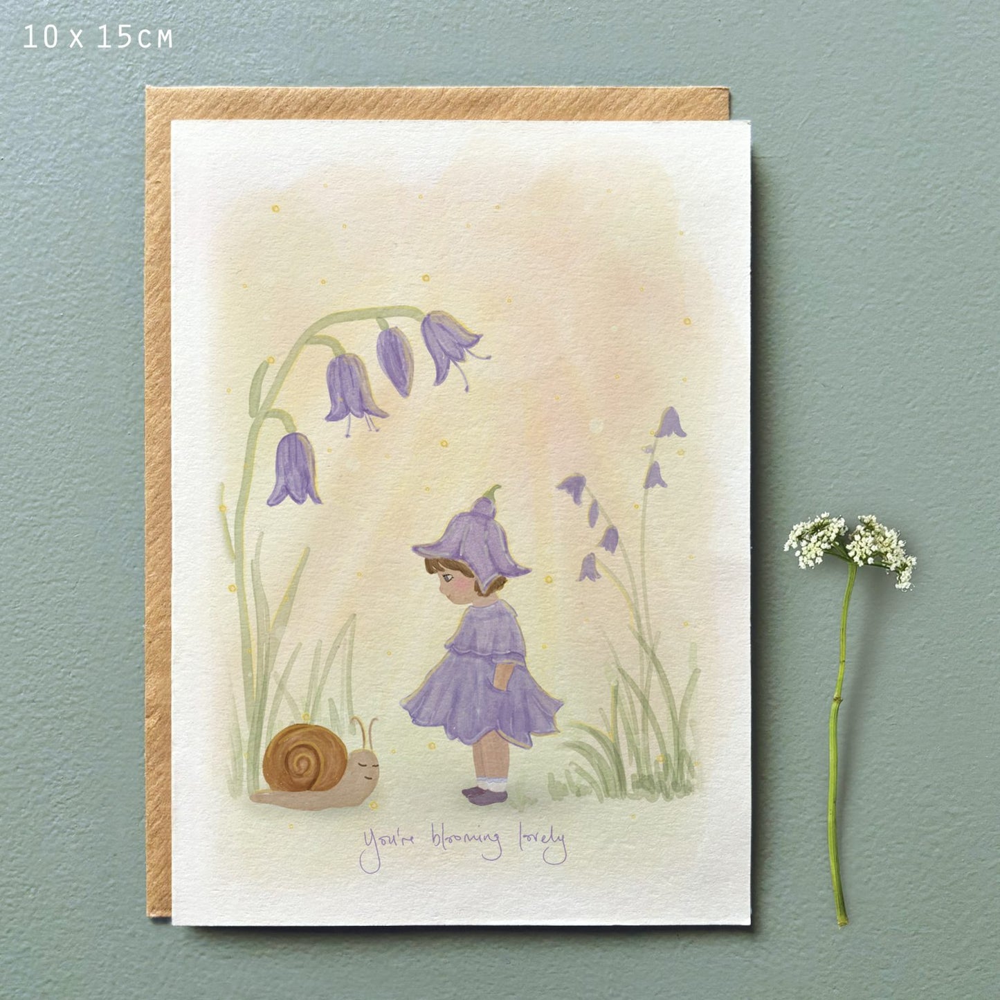 East Of India - Geschenkkaart 'Blooming lovely'