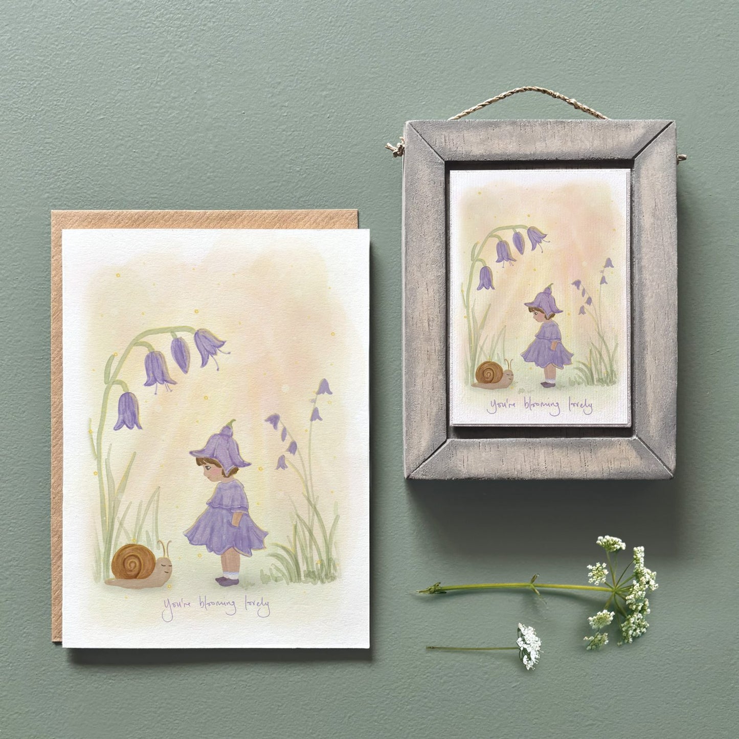 East Of India - Geschenkkaart 'Blooming lovely'