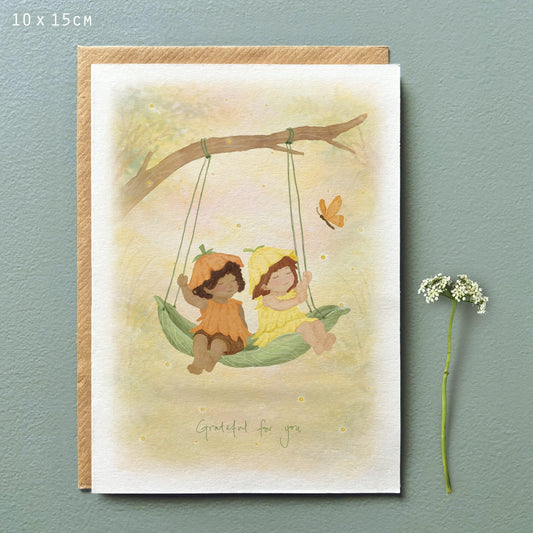 East Of India - Geschenkkaart 'Grateful'