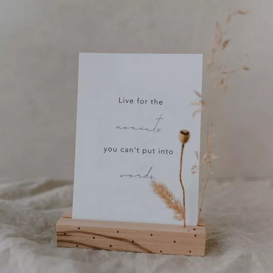 Eulenschnitt WensKaart 'Moments'