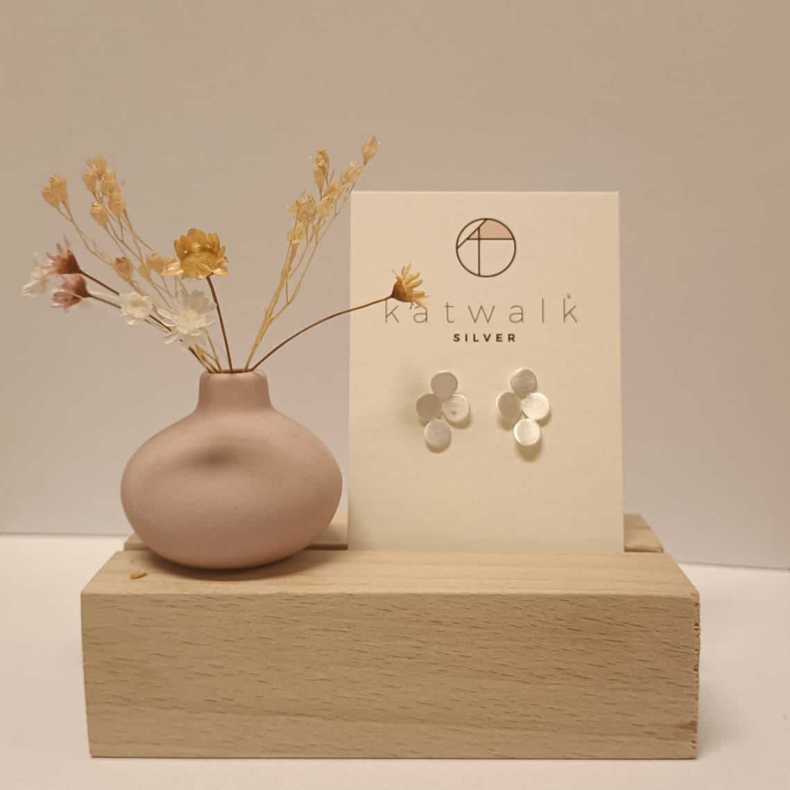 Katwalk Oorbellen Rondjes Zilver