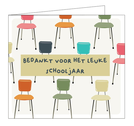 Hil Claesen Bedankt voor het leuke schooljaar