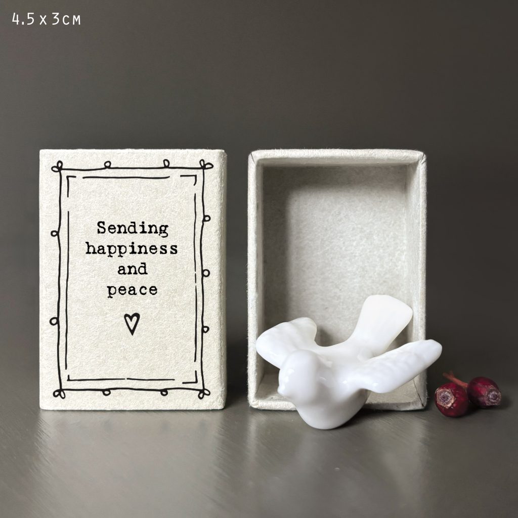 East of India Matchbox 'Dove'