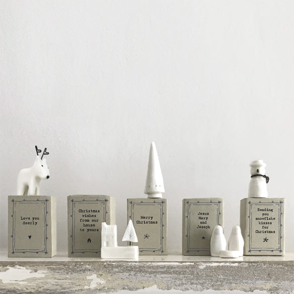 East of India Matchbox 'Deer'