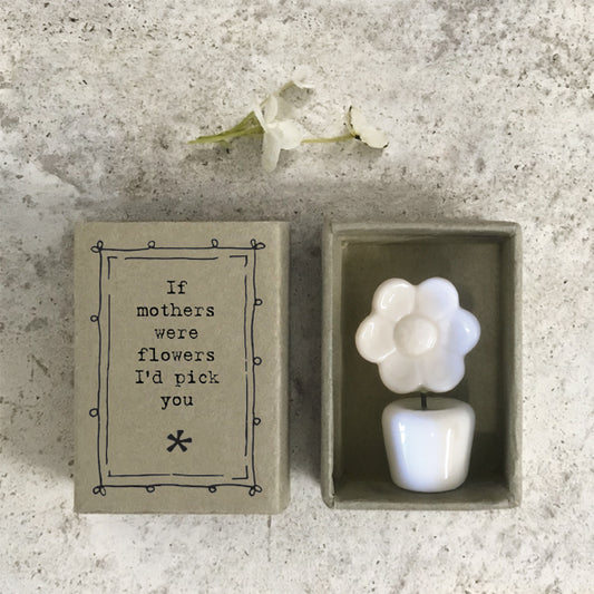 East of India Matchbox "If mothers were flowers"