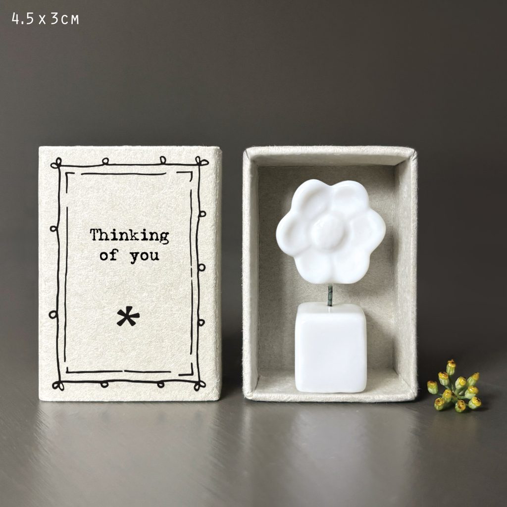 East of India Matchbox 'Thinking'