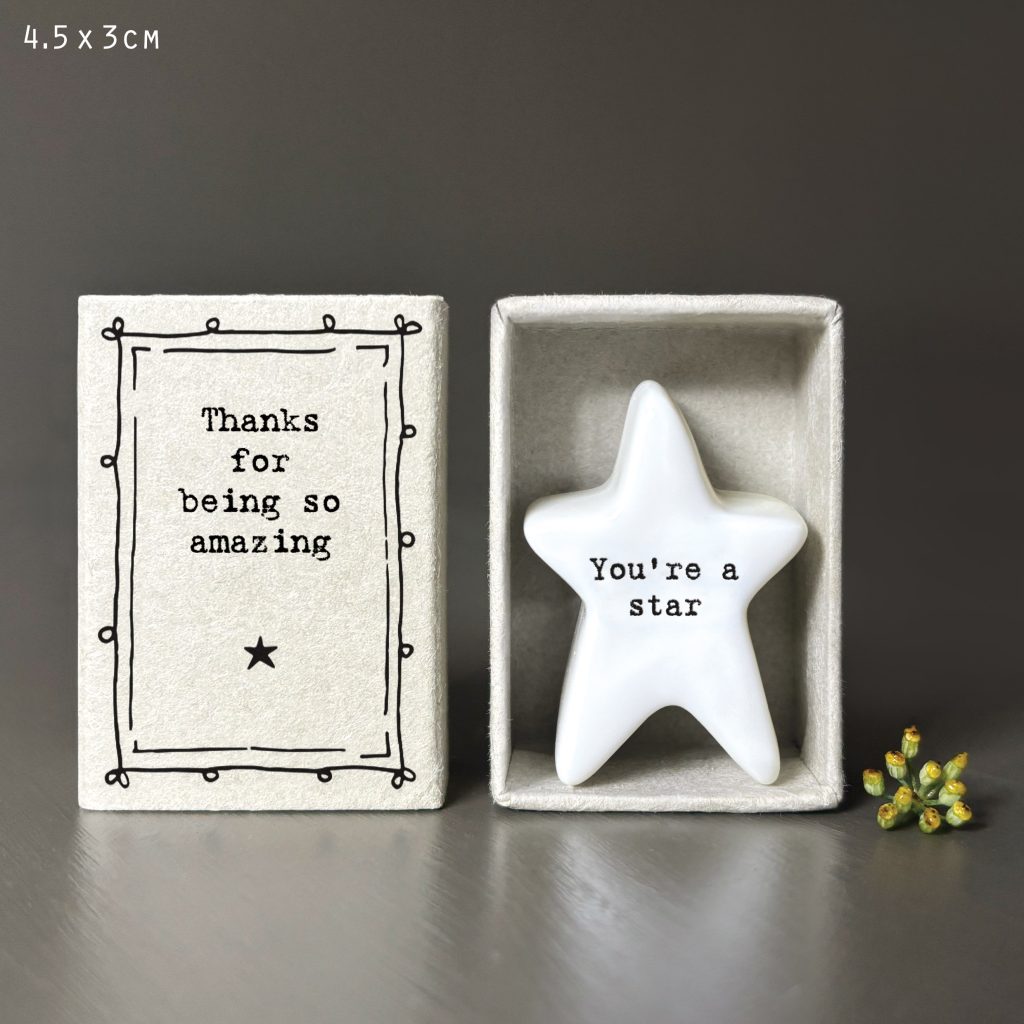 East of India Matchbox 'Being amazing'