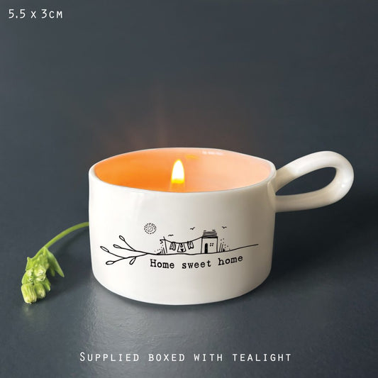 East of India Theelichthouder 'Home sweet home'