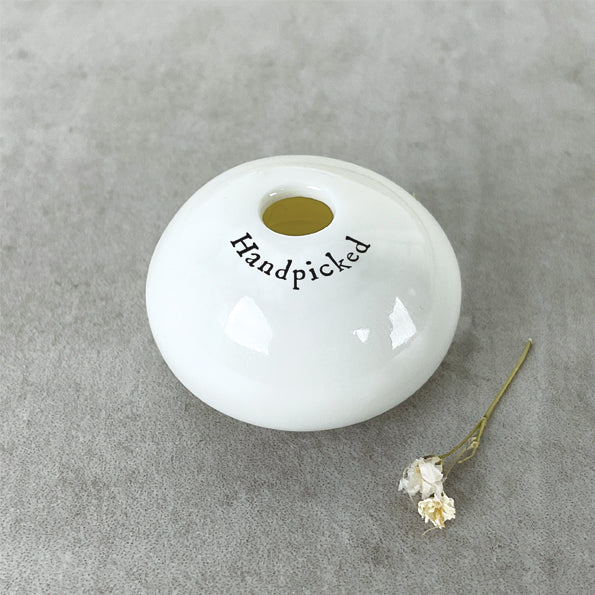 East of India Porseleinen vaasje 'Handpicked'